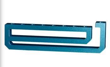 Ness Hanukkah Menorah Blue