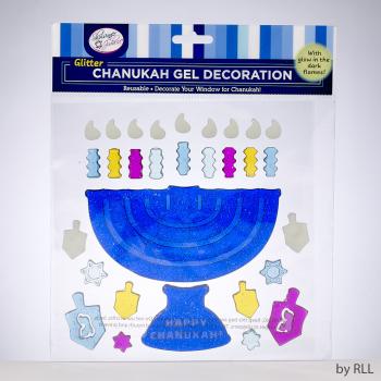 Chanukah Glow in the Dark Window Gel