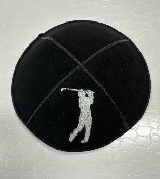 Golfer's Kippah - Suede