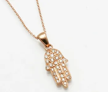 Rose Gold Hamsa - 14kt Gold