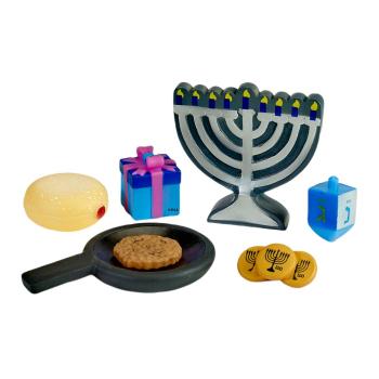 Deluxe Wood Chanukah Play Set