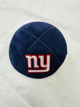 New York Giants Kippah-Suede