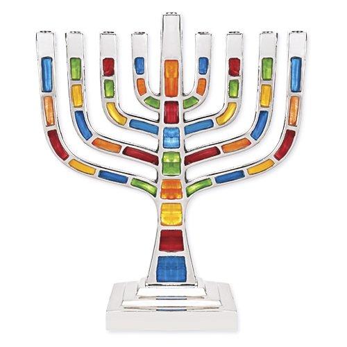 Multi Jeweled Kenesset Menorah