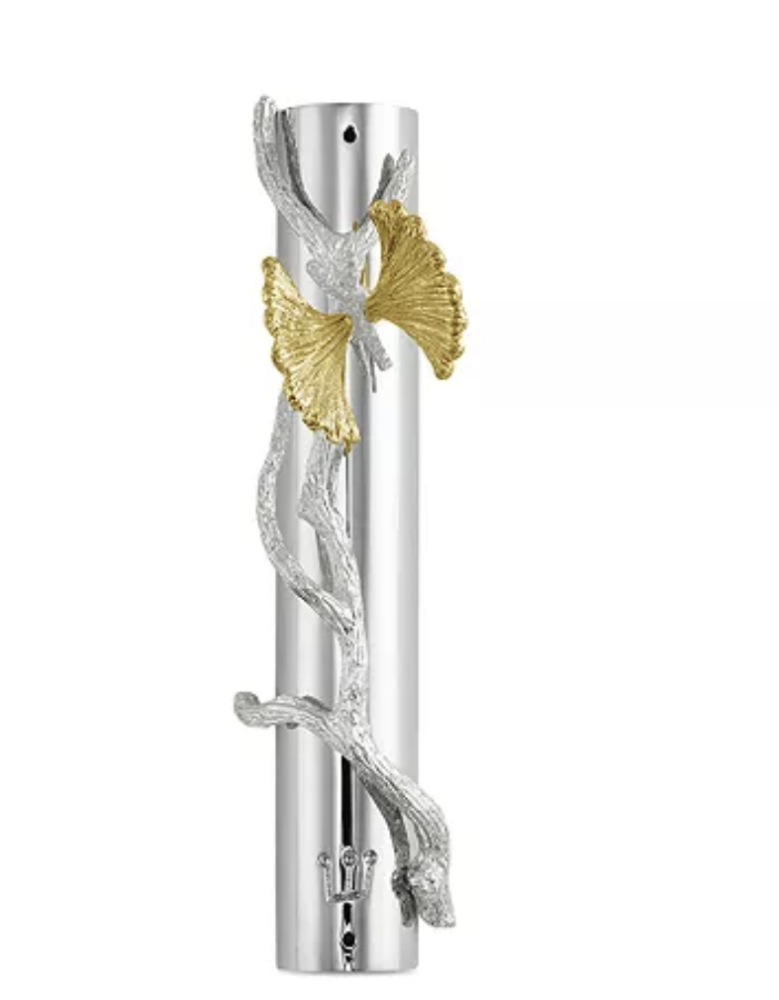 Butterfly Ginkgo Luxe Mezuzah