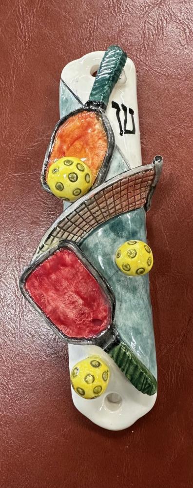 Pickleball Mezuzah