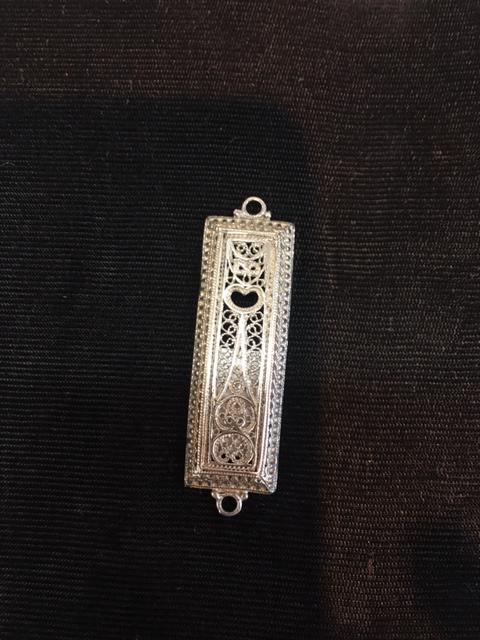 Sterling Silver Small Mezuzah by Zadok