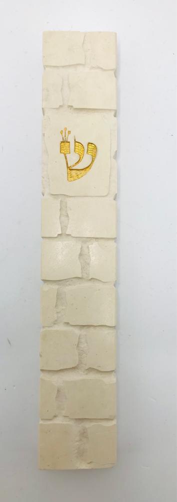 Stone Wall Mezuzah Large