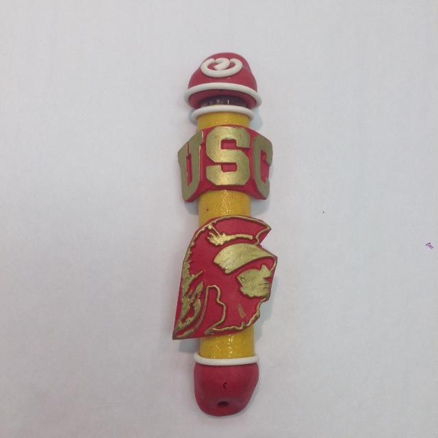 USC Mezuzah - Fimo Clay